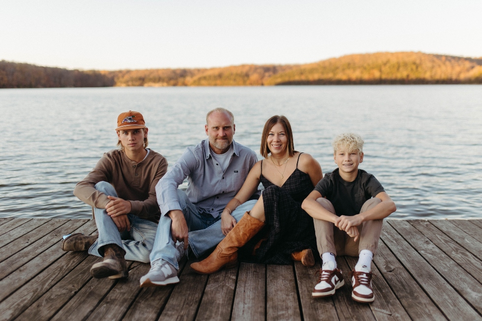 Dauber Family photo at Lake of the Ozarks